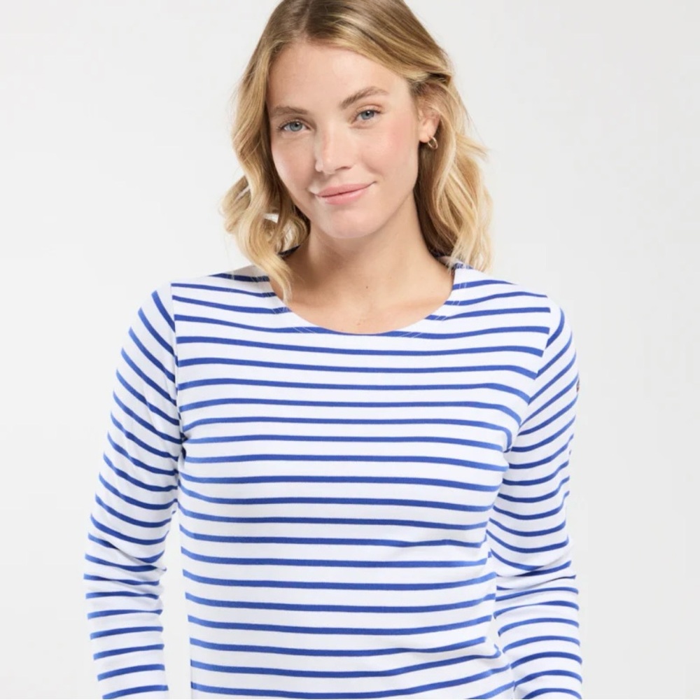Armor Lux Navy and White Striped Top - Picture 4 of 4